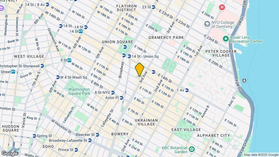 139 E 12th St Map and Location Details