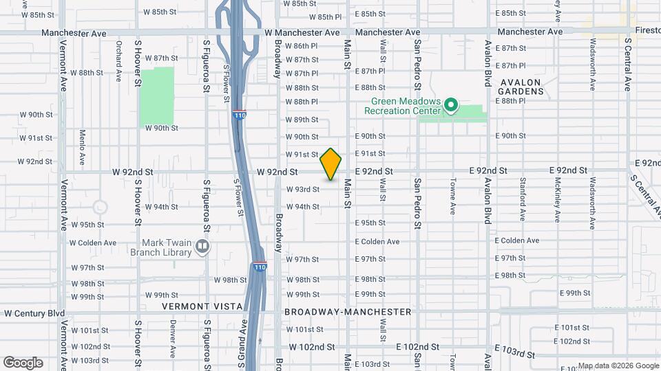 127 W 93rd St Mapa y Detalles de la Ubicación