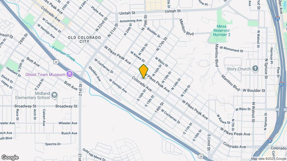 1614 W Colorado Ave Map and Location Details
