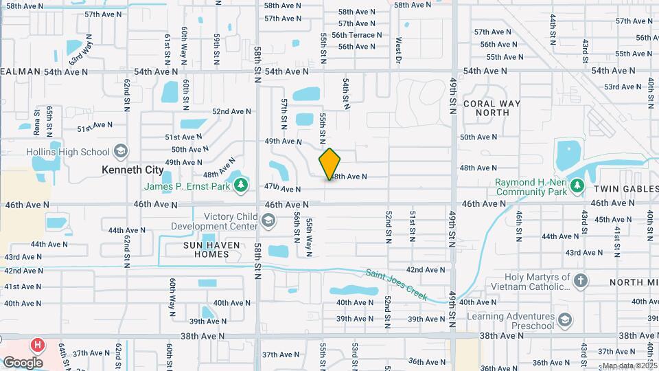5481 47th Ave N Map and Location Details