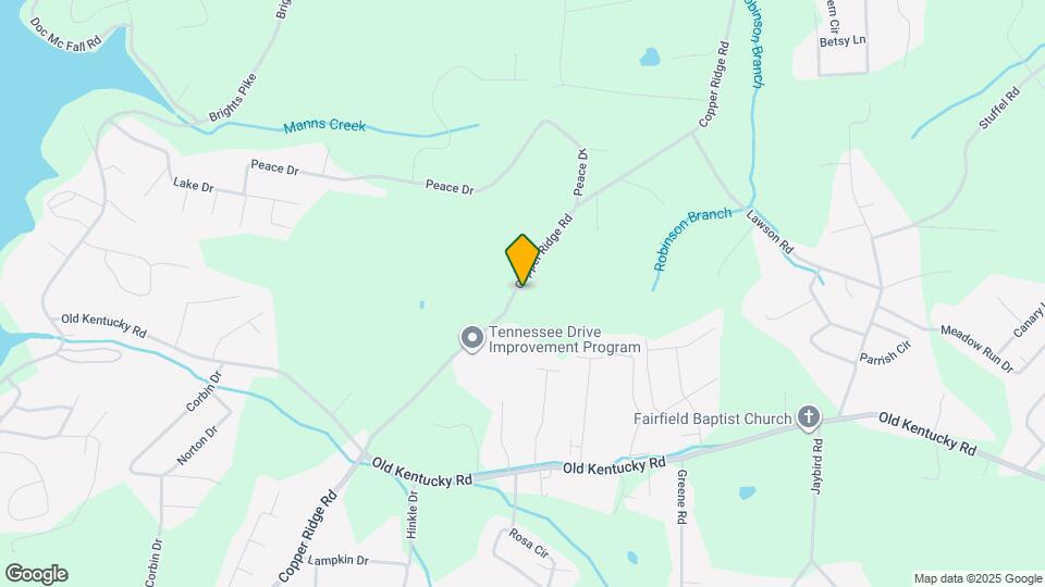 3838 Copper Ridge Rd Mapa y Detalles de la Ubicación