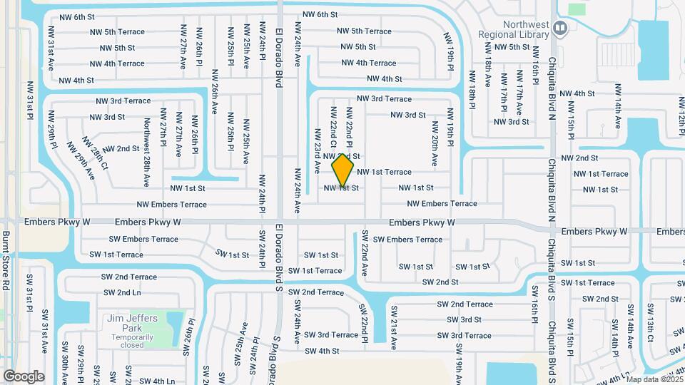 2218 NW 1st St Map and Location Details