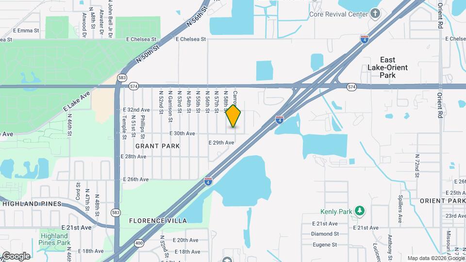 3704 Carroway St Map and Location Details