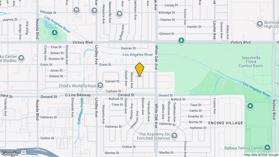 6200 Jamieson Ave Map and Location Details