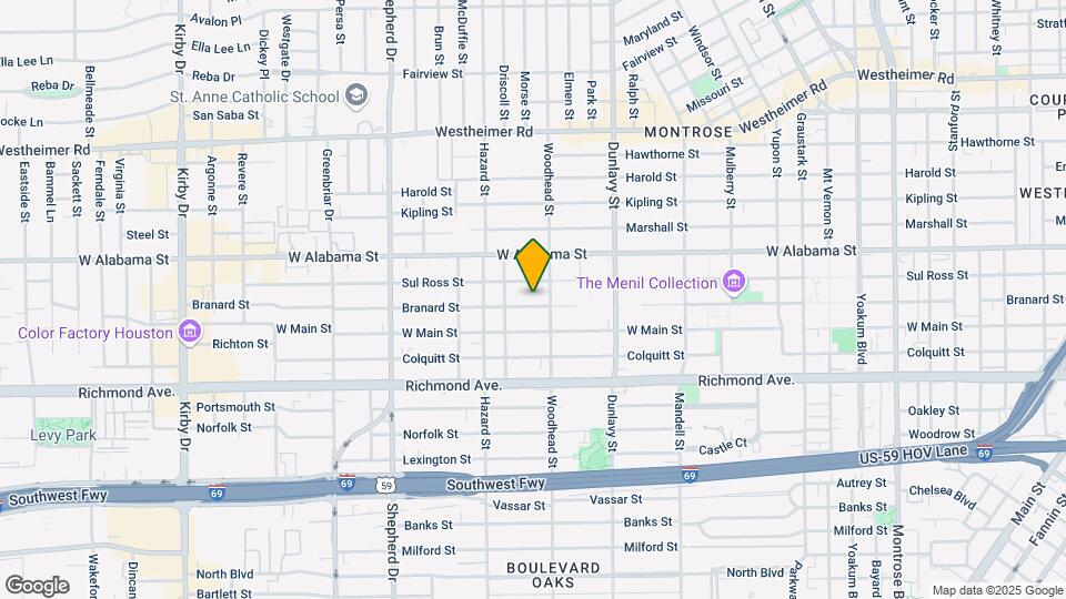 1816 Branard St Map and Location Details