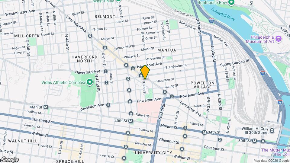 421 N 39th St Map and Location Details