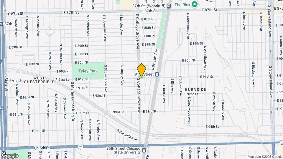 9103 S Cottage Grove Ave Map and Location Details