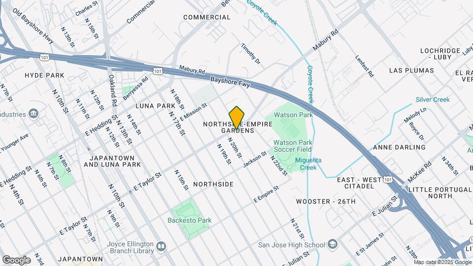 992 E Taylor St Mapa y Detalles de la Ubicación