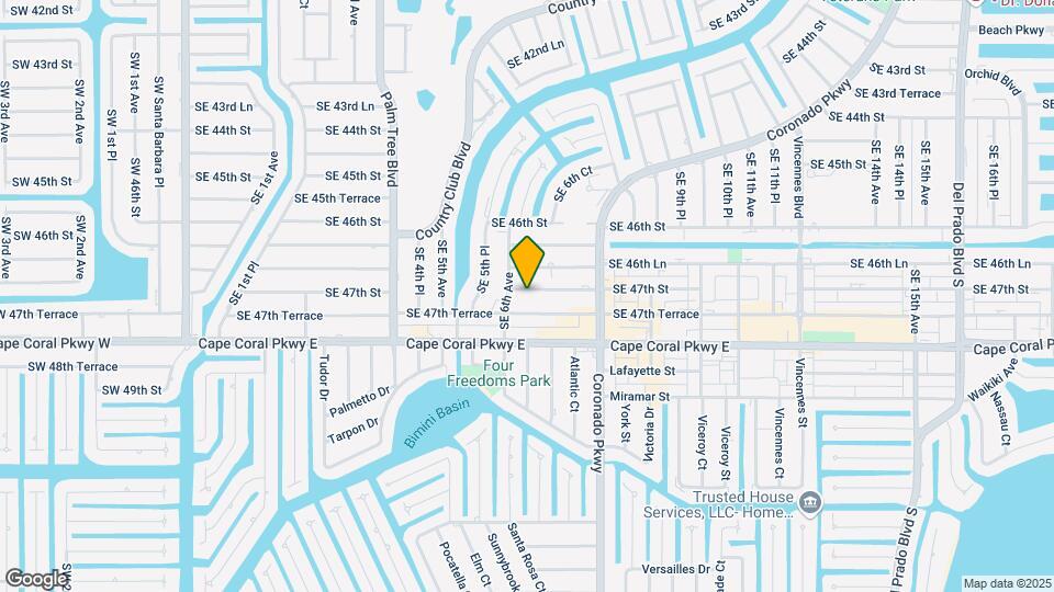 608 SE 47th St Map and Location Details