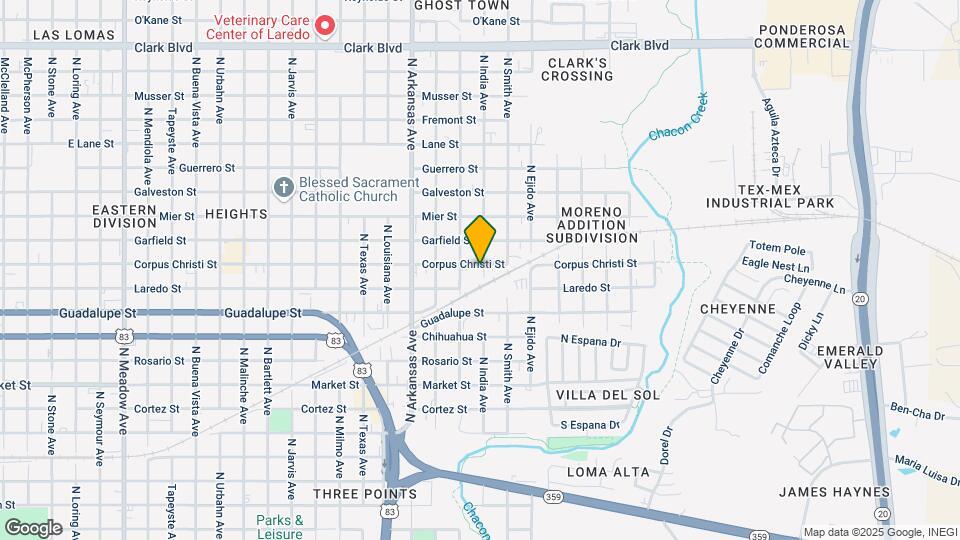 3019 Corpus Christi St Map and Location Details