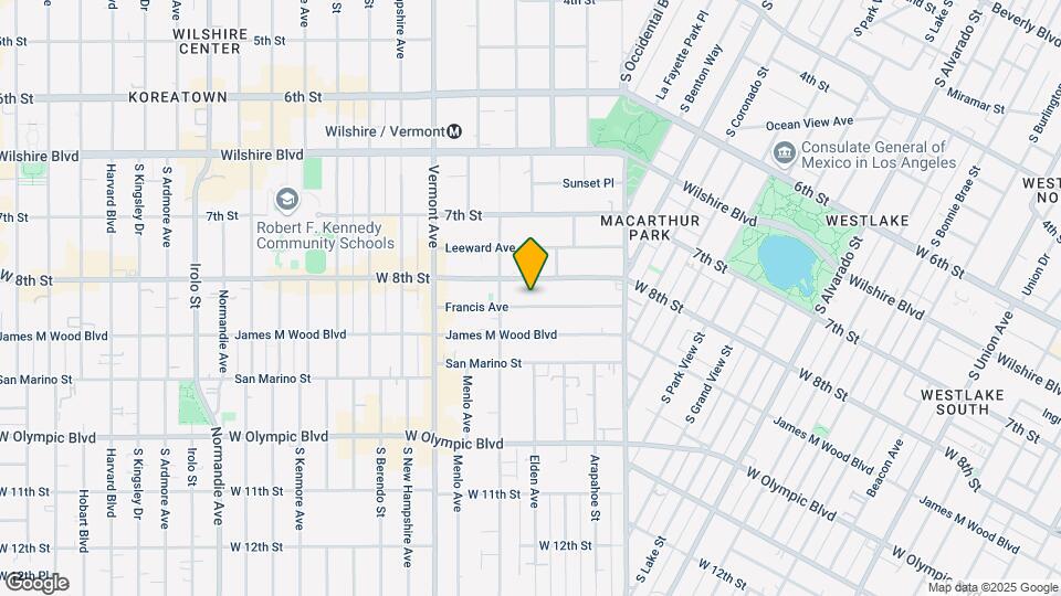 2845 Francis Ave Mapa y Detalles de la Ubicación