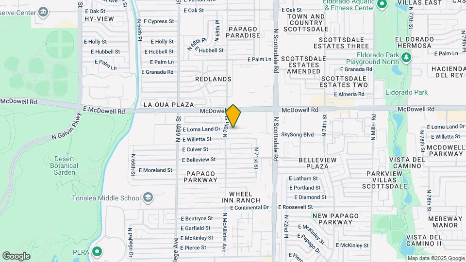 7013 E Loma Land Dr Mapa y Detalles de la Ubicación