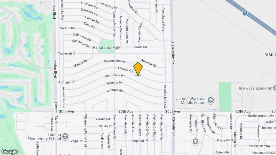 68705 Tortuga Rd Map and Location Details