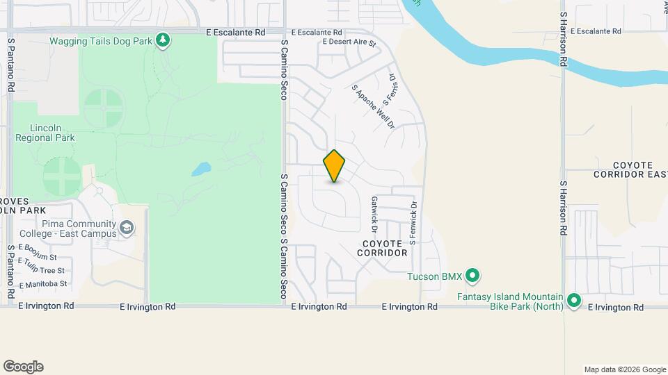 8741 E Pebble Stone Ln Map and Location Details