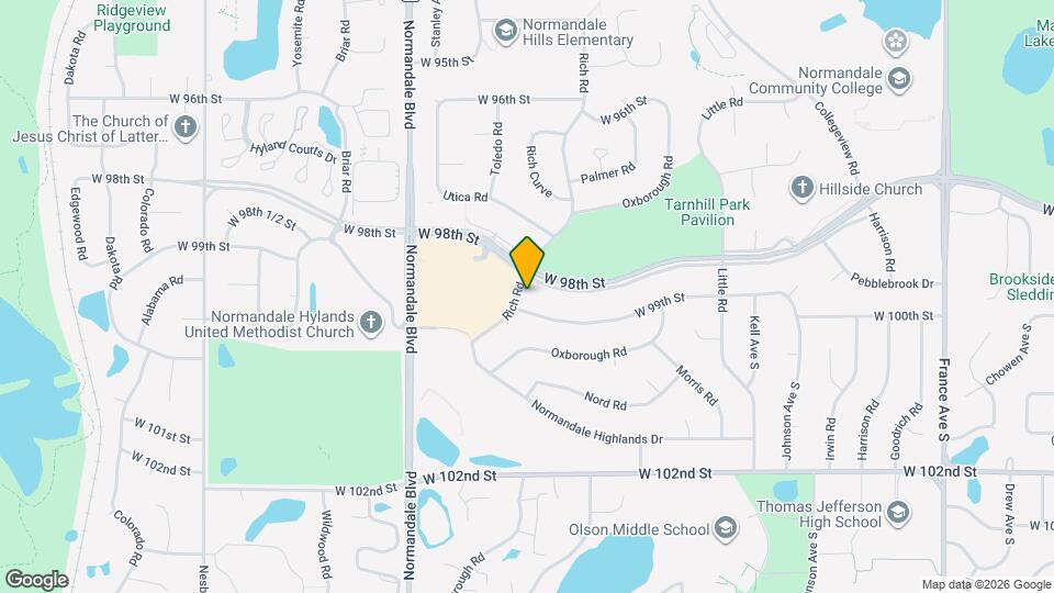 9811 Rich Rd Map and Location Details