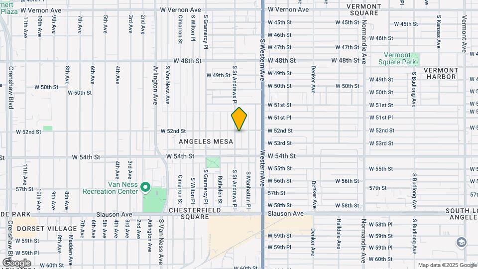5206 S St Andrews Pl Map and Location Details