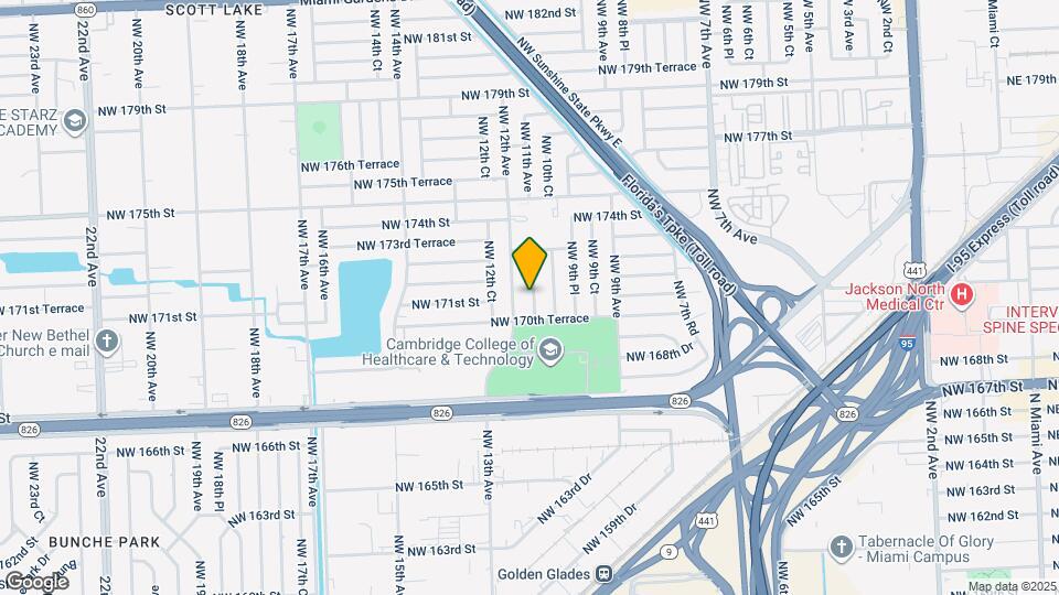 17110 NW 11th Ave Map and Location Details