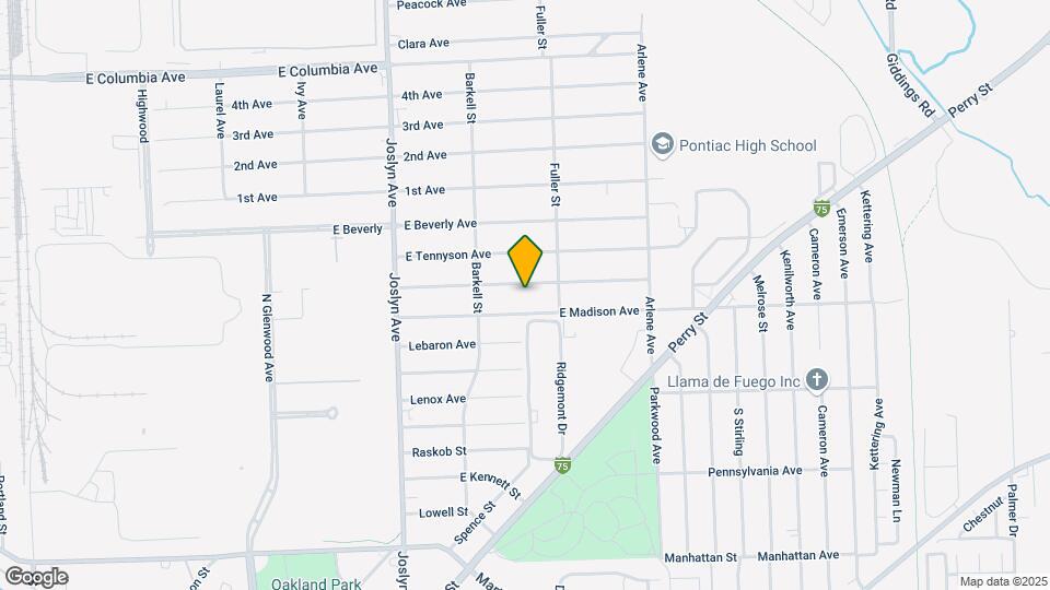 670 E Mansfield Ave Map and Location Details