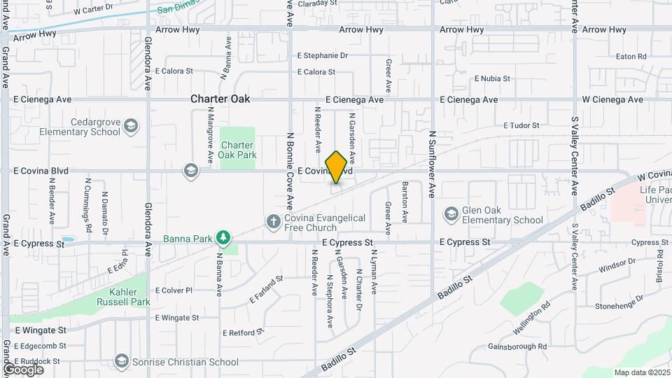 1934 E Covina Blvd Map and Location Details