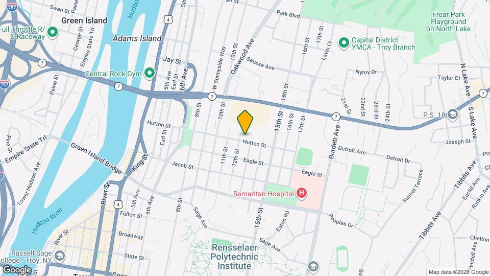 1205 Hutton St, Unit 1st Floor Map and Location Details