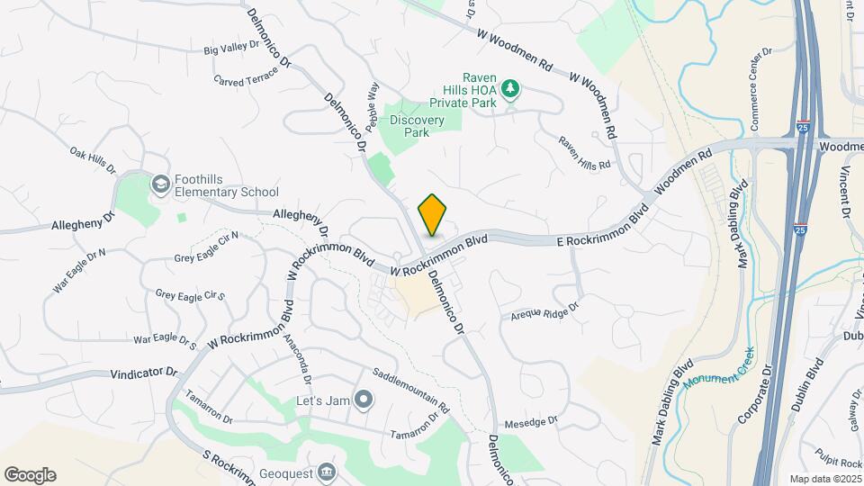 148 W Rockrimmon Blvd Map and Location Details