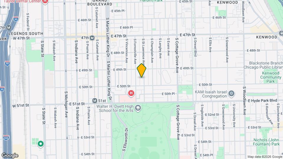 4936 S St Lawrence Ave Map and Location Details