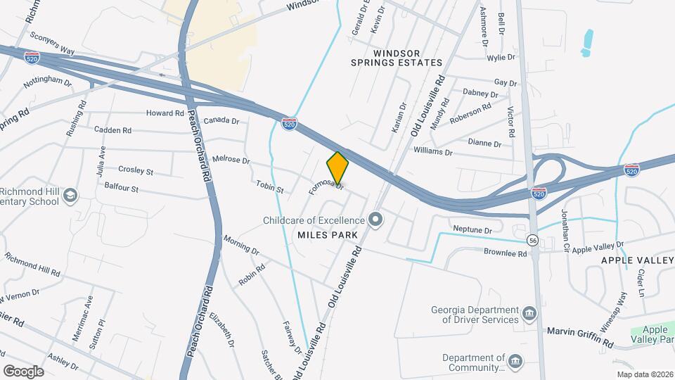 1812 Formosa Dr Map and Location Details