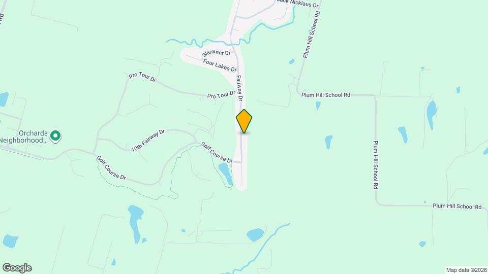 2852 Fairway Dr Map and Location Details