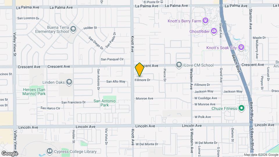 7061 Fillmore Dr Map and Location Details