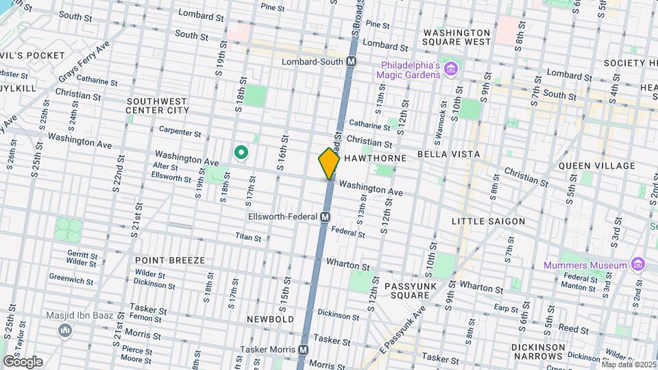 1102 S Broad St Mapa y Detalles de la Ubicación