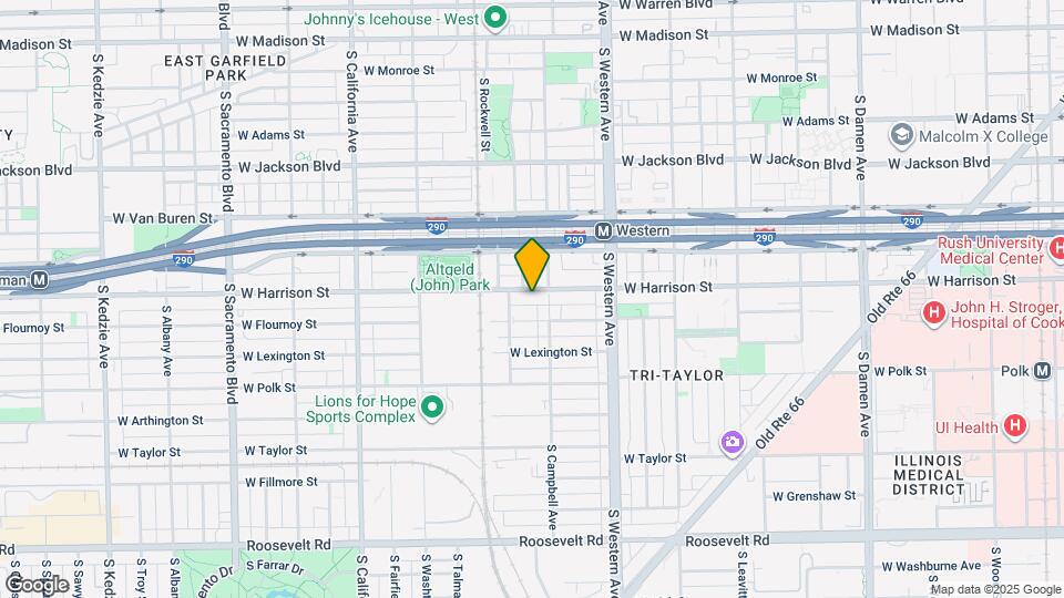 2515 W Harrison St Map and Location Details