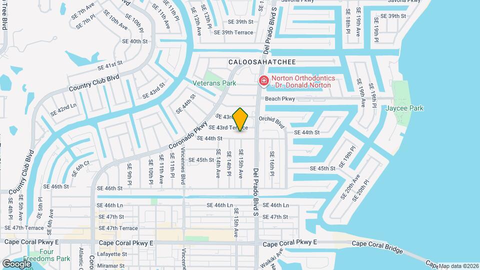 1429 SE 44th St Map and Location Details