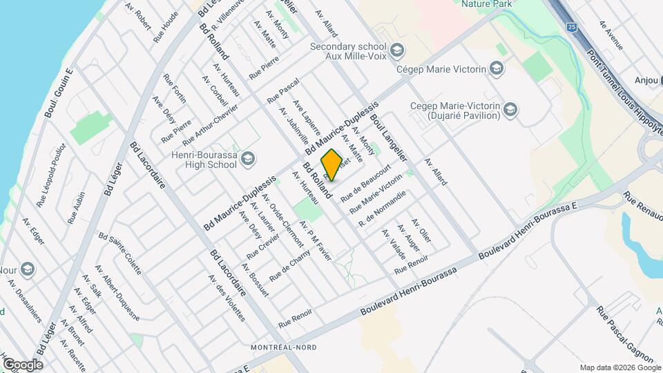 6283 Matte Av Map and Location Details