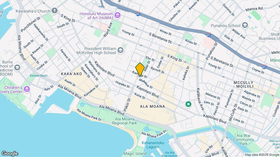 1212 Makaloa St Mapa y Detalles de la Ubicación