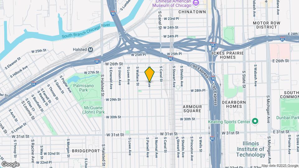 2808 S Normal Ave Map and Location Details