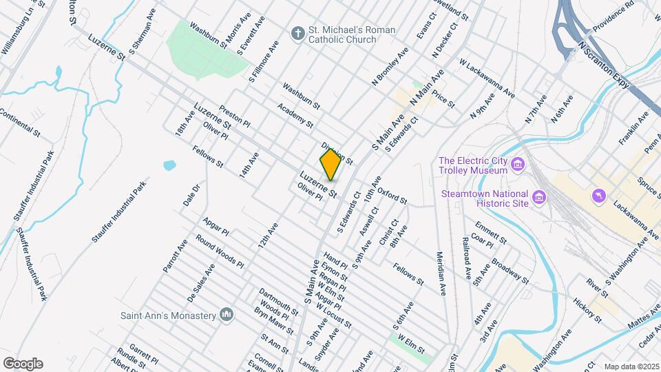 1124-1124 Luzerne St Map and Location Details