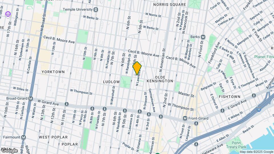 430 W Jefferson St Mapa y Detalles de la Ubicación