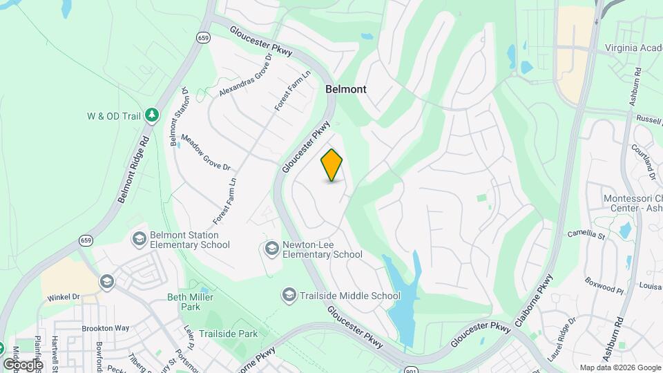 43395 Briar Creek Terrace Map and Location Details