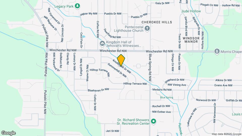 4029 Knollbrook Dr NW Map and Location Details