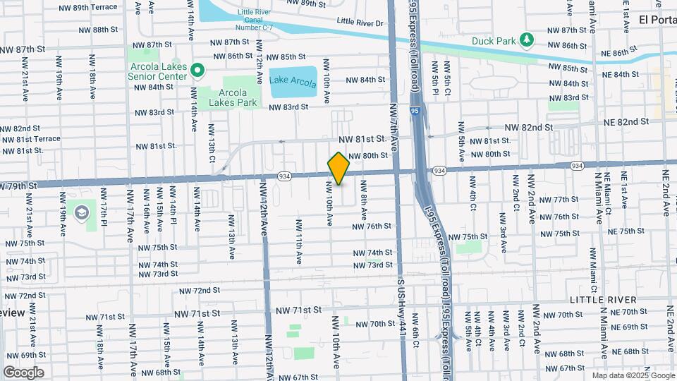7770 NW 9th Ave Map and Location Details