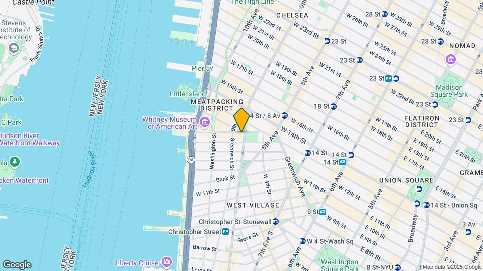 645 Hudson St Map and Location Details