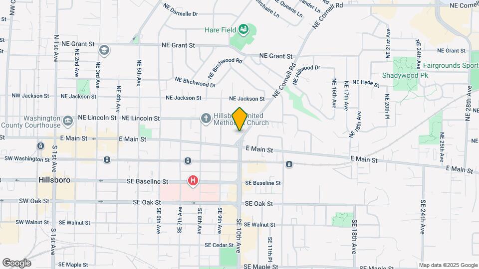 1005 NE Cornell Rd Map and Location Details