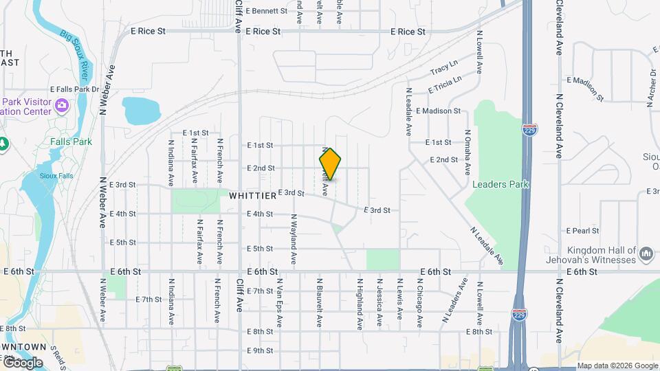 712 N Blauvelt Ave Map and Location Details