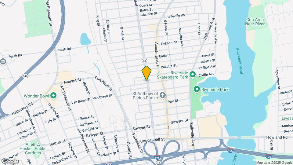 241-243 Ashley Blvd Mapa y Detalles de la Ubicación