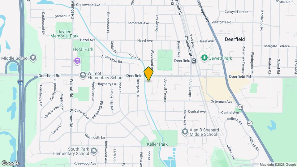 1147 Deerfield Rd, Unit B Mapa y Detalles de la Ubicación