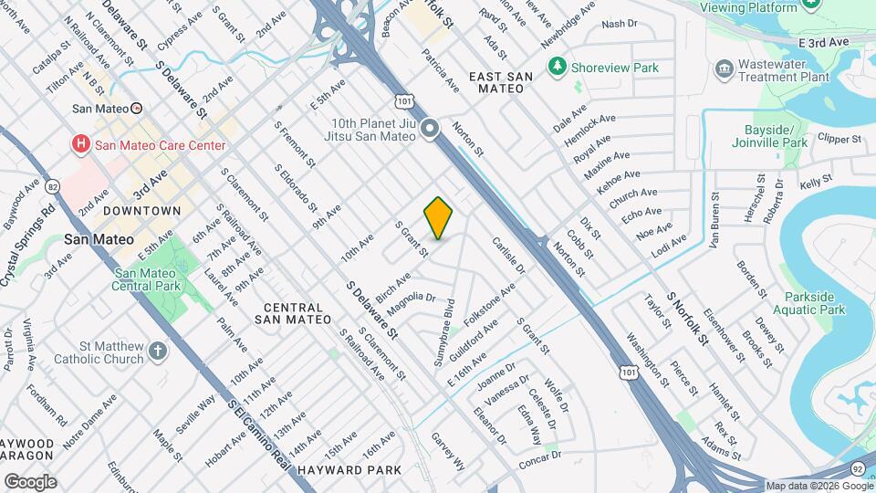 713 Birch Ave Map and Location Details