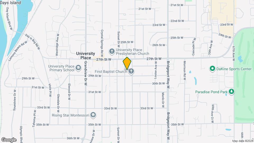 2735 Locust Ave W Map and Location Details