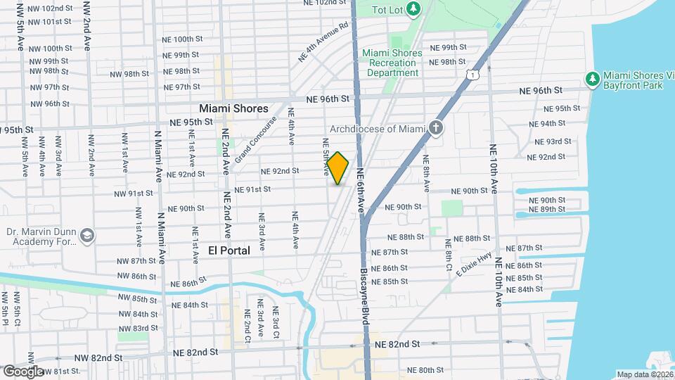 530 NE 91st St Map and Location Details