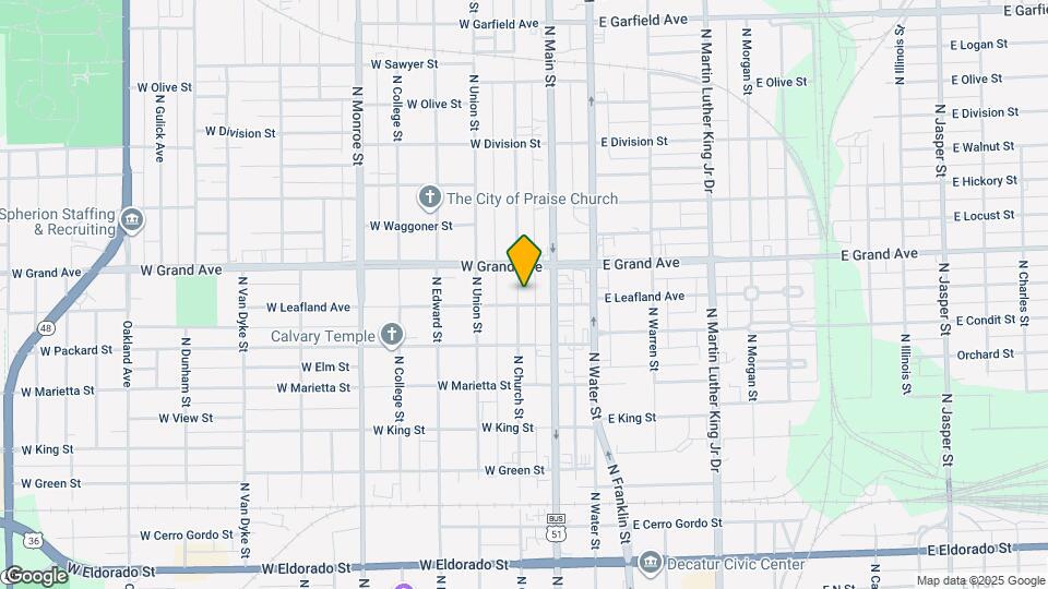 1220 N Church St Map and Location Details