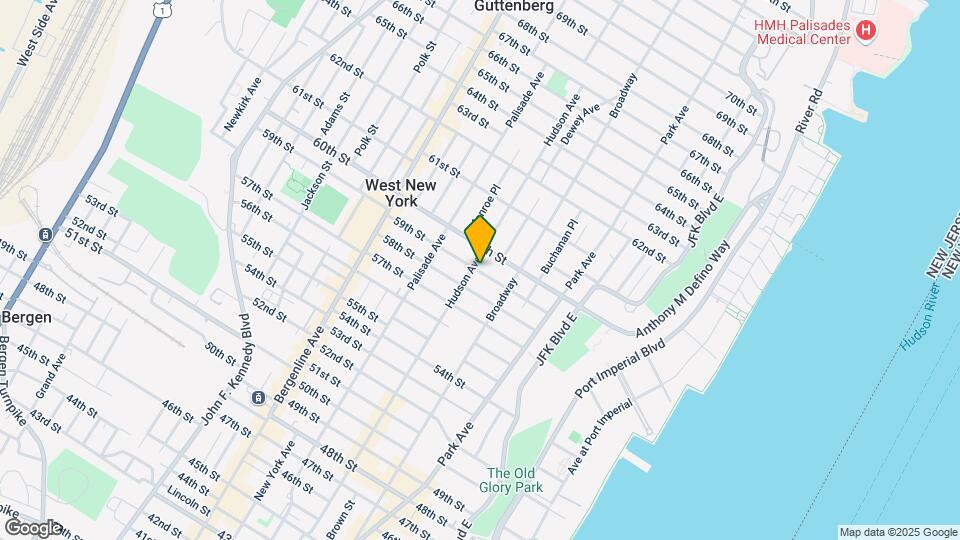 5900 Hudson Ave Mapa y Detalles de la Ubicación